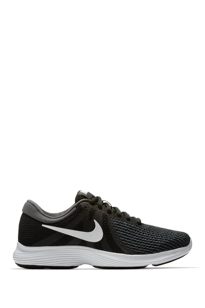 Nike Revolution 4 Running Sneaker In Black/white