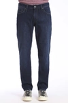Mavi Marcus Slim Straight Fit Jeans In Dark Blue Supermove In Eep Clean Georgetown