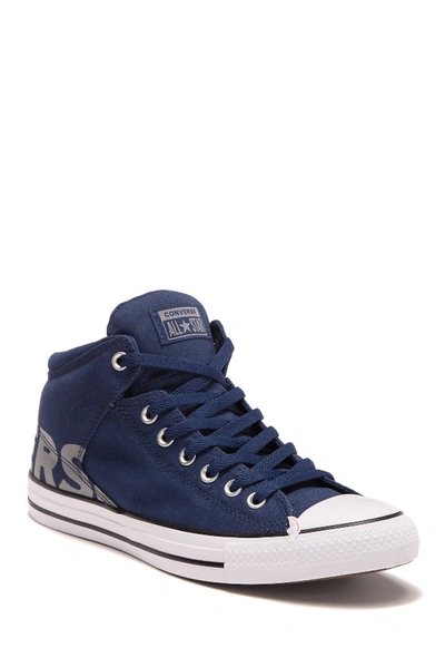 Converse Chuck Taylor All Star Street Mid Sneaker In Navy/white/dolp