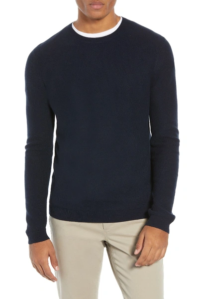 Theory Medin Crewneck Cashmere Sweater In Eclipse