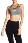 Nike Victory Shape Dri-fit Sports Bra In Carb H/white