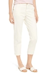 Ag Caden Crop Twill Trousers In Misty Morning