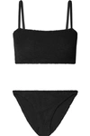 Hunza G Gigi Lurex Bikini In Black