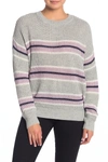 BLU PEPPER Long Sleeve Striped Sweater