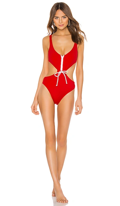 Solid & Striped Kelli One Piece In Red