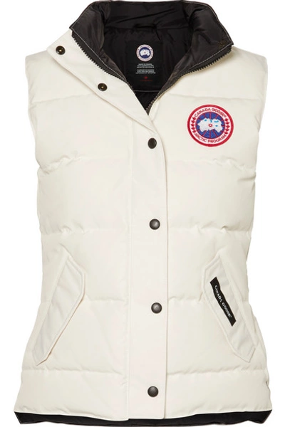 Canada Goose Freestyle Quilted Shell Down Gilet In Early Light
