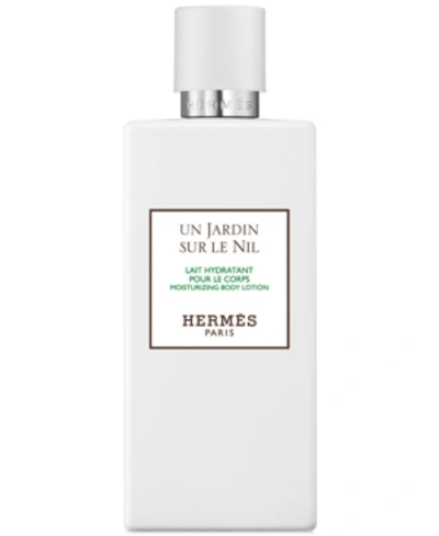 HERMES UN JARDIN SUR LE NIL MOISTURIZING BODY LOTION, 6.7-OZ.