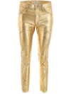 GOLDEN GOOSE LEATHER TROUSERS,10998834