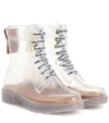 SEE BY CHLOÉ PVC ANKLE BOOTS,P00392257