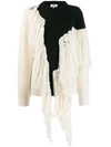 MSGM FRINGED KNIT JUMPER