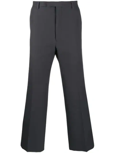 Prada Straight Pleated Trousers - 灰色 In Grey