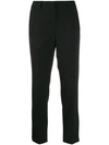 Sport Max Code Slim-fit Tailored Trousers - Black In Black