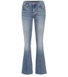 MOTHER THE WEEKENDER HIGH-RISE FLARED JEANS,P00401342