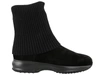 Hogan Black Interactive Boots In Black