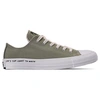 CONVERSE CONVERSE WOMEN'S CHUCK TAYLOR ALL STAR RENEW LOW TOP CASUAL SHOES IN GREEN SIZE 9.0 CANVAS/PLASTIC,2477634