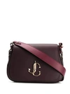 JIMMY CHOO VARENNE BOWLING LOGO SATCHEL