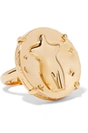 CHLOÉ FEMININITIES GOLD-TONE RING