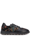 ETRO EMBROIDERED LOW TOP SNEAKERS