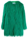 PRADA TEXTURED FUR COAT