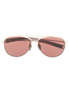 Dita Eyewear Pilot-frame Sunglasses In Gold