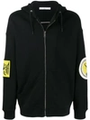 GIVENCHY GIVENCHY LOGO PATCH HOODIE - 黑色