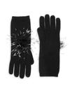 EUGENIA KIM Slone Cashmere & Feather Gloves