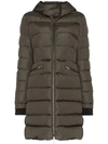 MONCLER MONCLER BETULONG QUILTED FEATHER DOWN JACKET - 绿色