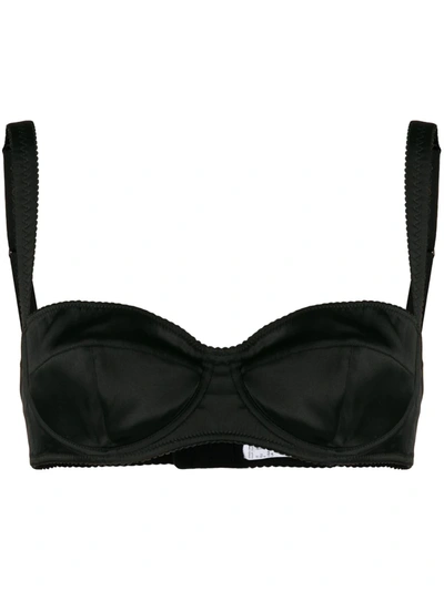 DOLCE & GABBANA SATIN BALCONETTE BRA