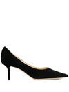 Jimmy Choo Love 65mm Pumps In Black