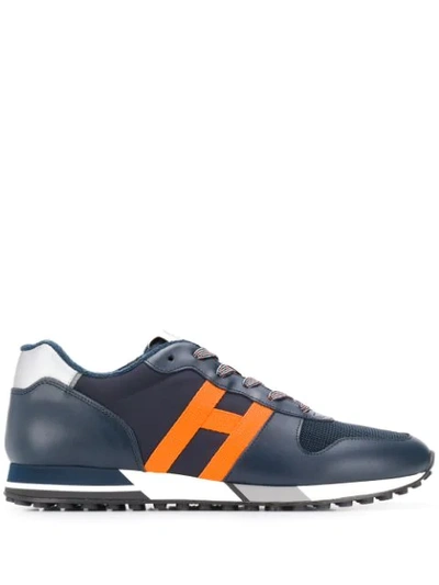 Hogan Low Top Lace Up Trainers In 691q