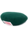 Charles Jeffrey Loverboy Logo Beret Hat In Green