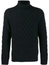 ALANUI CABLE-KNIT ROLL-NECK JUMPER