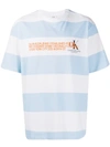 CALVIN KLEIN JEANS EST.1978 STRIPED LOGO T-SHIRT