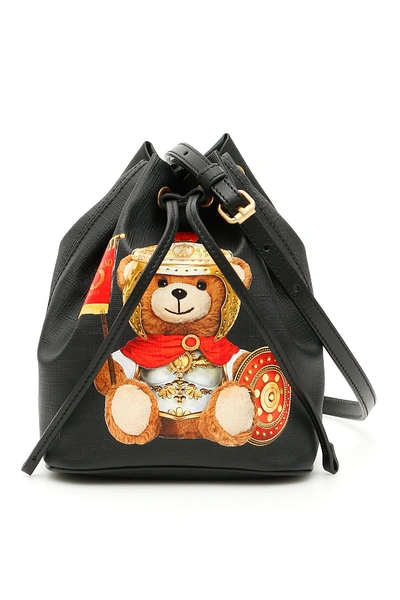 Moschino Roman Teddy Bear Bucket Bag ModeSens
