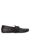 Tod's Loafers In Dark Brown