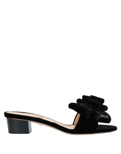 Charlotte Olympia Sandals In Black