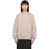 ACNE STUDIOS ACNE STUDIOS PINK MOHAIR OVERSIZED SWEATER