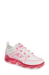 Nike Air Vapormax 2019 Running Shoe In Summit White/ Laser Fuchsia