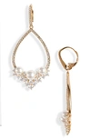 NADRI DELICE OPEN DROP EARRINGS,NV32529GWP