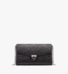 Mcm Millie Crossbody Aus Leder Mit Monogramm In Black