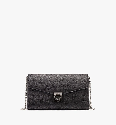 Mcm Millie Crossbody Aus Leder Mit Monogramm In Black