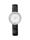 FENDI My Way Stainless Steel & Diamond Leather-Strap Watch