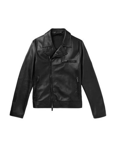 Giorgio Armani Biker Jacket In Black