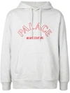 PALACE COUTURE LOGO-PRINT HOODIE