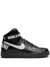 NIKE XSUPREME AIR FORCE 1 HIGH SP "BLACK" SNEAKERS