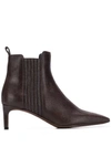 BRUNELLO CUCINELLI TEXTURED ANKLE BOOTS