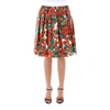 DOLCE & GABBANA Dolce & Gabbana Floral Printed Circle Skirt