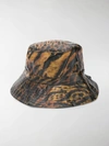 GANNI TIGER PRINT BUCKET HAT,A181614117227