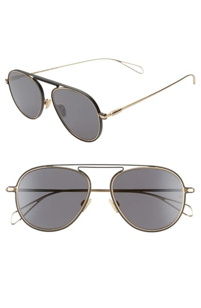 Rag & Bone 55mm Aviator Sunglasses - Semi Matte Gold