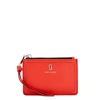 MARC JACOBS RED LEATHER WALLET